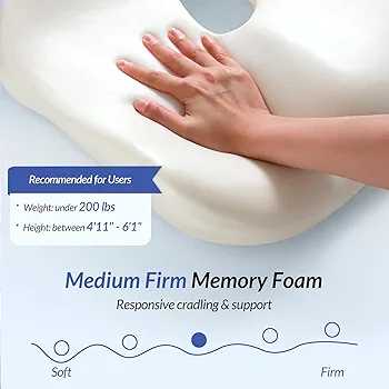 Ergonomic Memory Foam Seat Cushion — وسادة مقعد مريحة من الإسفنج الذكي