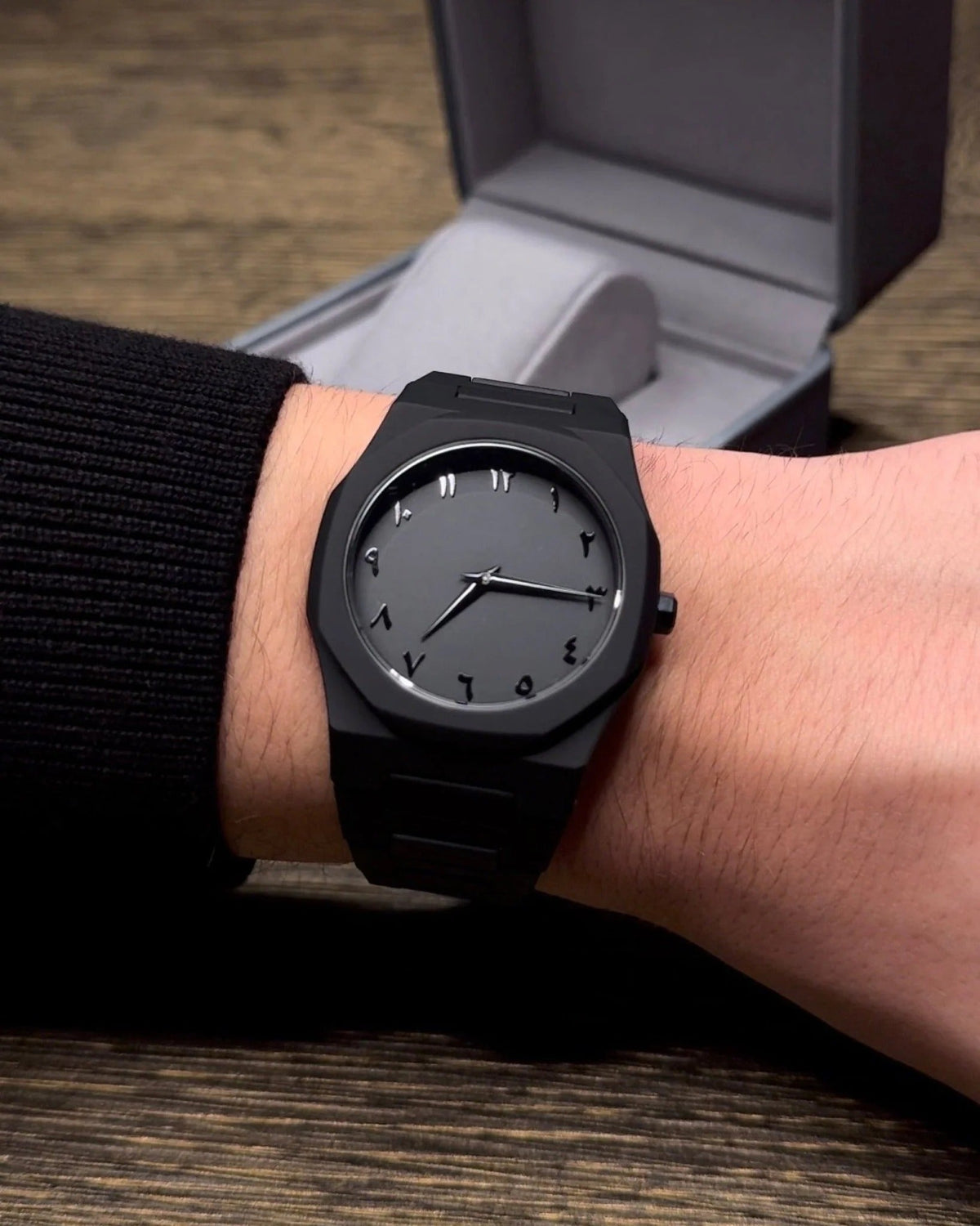 Arabic Stainless Steel Watch | ساعة عربية من الستانلس ستيل