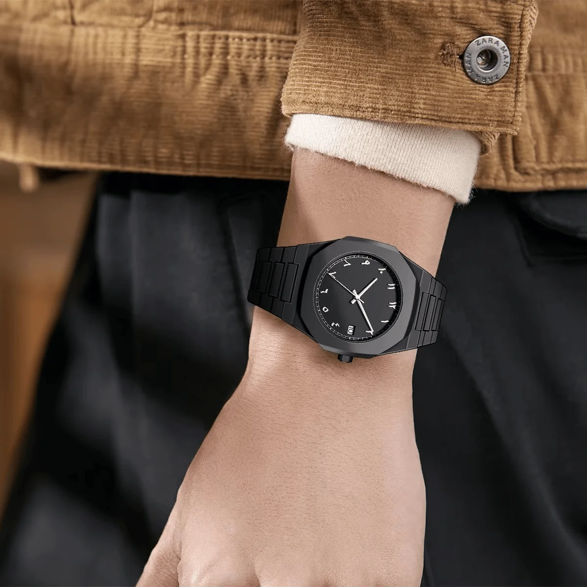 Arabic Stainless Steel Watch | ساعة عربية من الستانلس ستيل