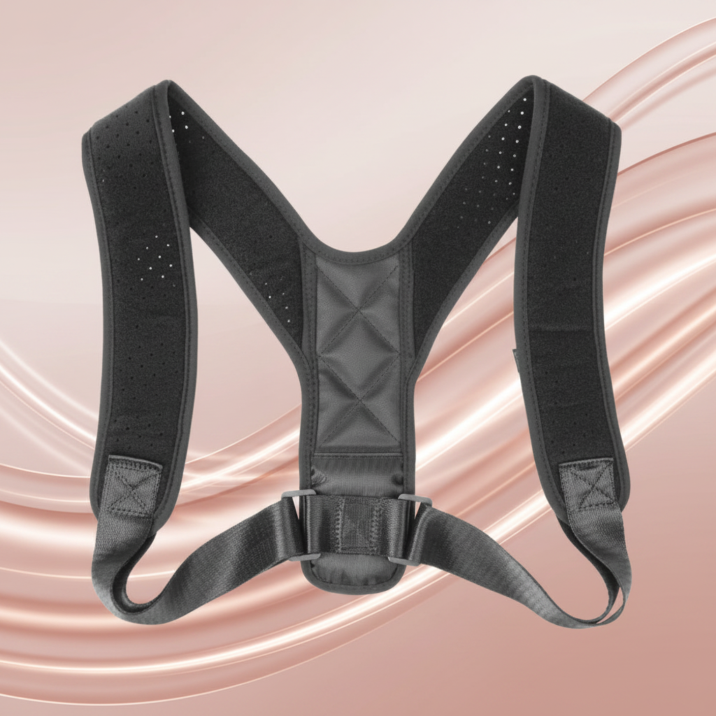 Posture Corrector with Pink Gradient